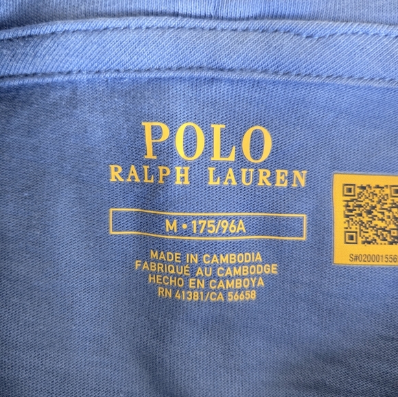 NEW,Ralph Lauren Classic Blue Hoodie.Size M, 100% Cotton - Picture 5 of 9